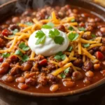 Chili Recipe with Enchilada Sauce and Ground Beef