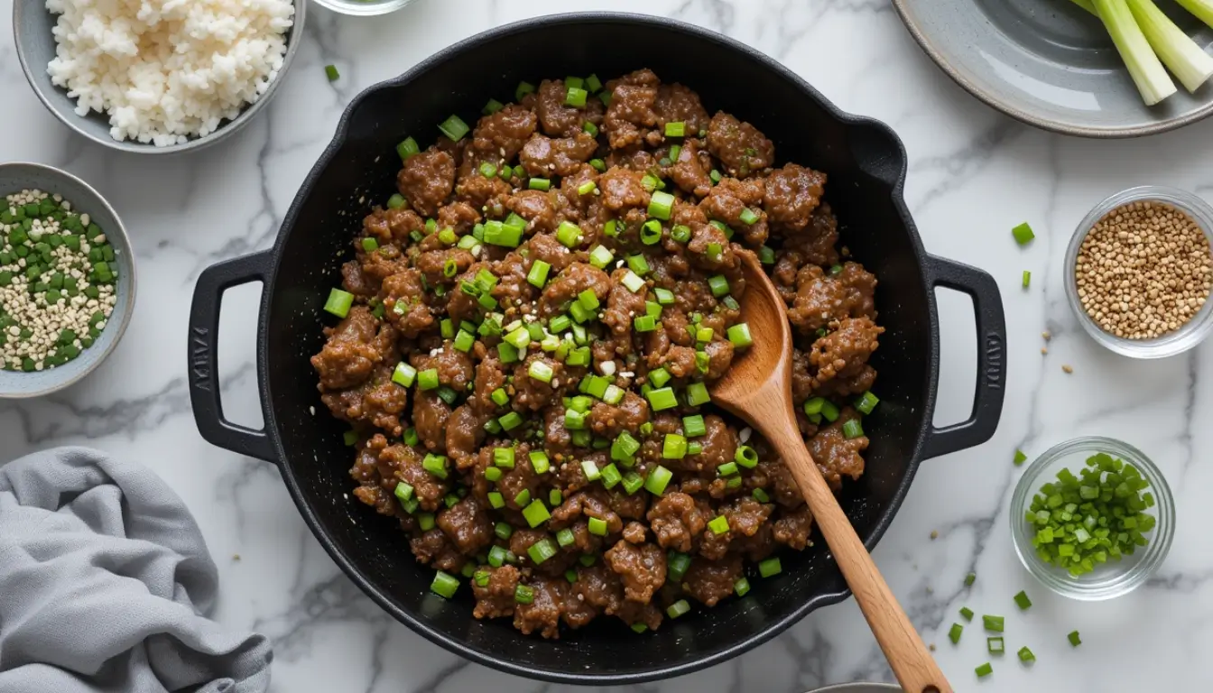 Ground Beef Bulgogi Recipe