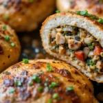 Spinach Mushroom Stuffed Chicken