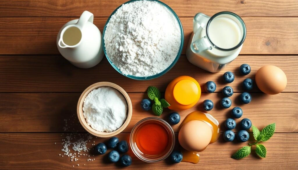 Baking Soda Pancakes Ingredients