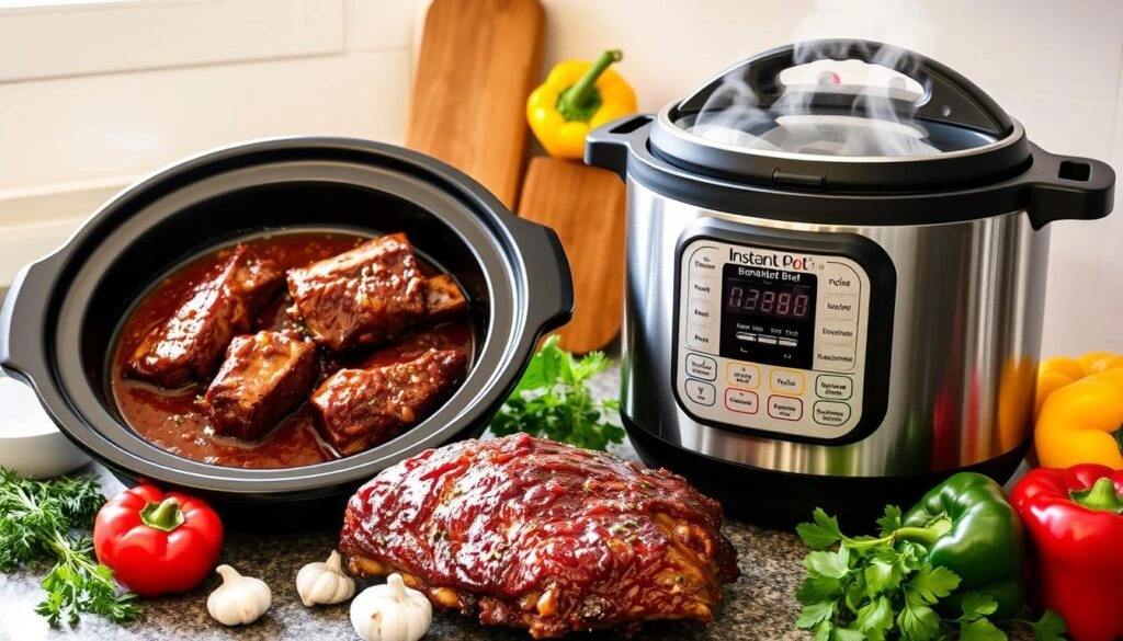 Slow Cooker and Instant Pot Beef Ribs
