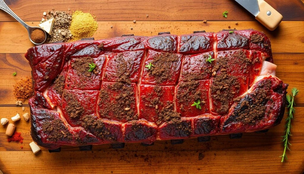 Savory Beef Ribs Dry Rub Preparation