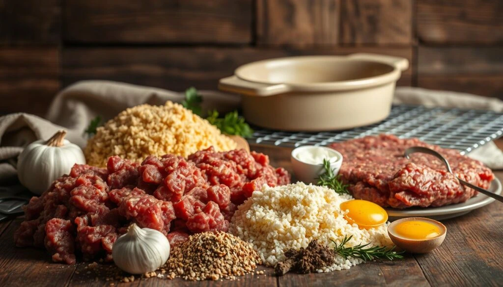Smoked Ground Beef Loaf Ingredients