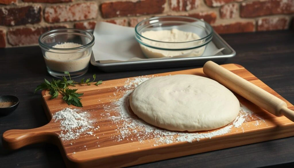 Sourdough Pizza Crust Preparation