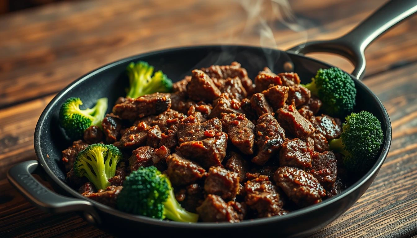 ground beef broccoli recipe