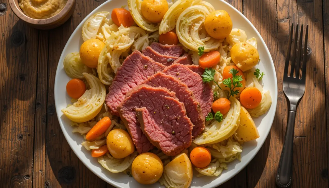 corn beef and cabbage recipe