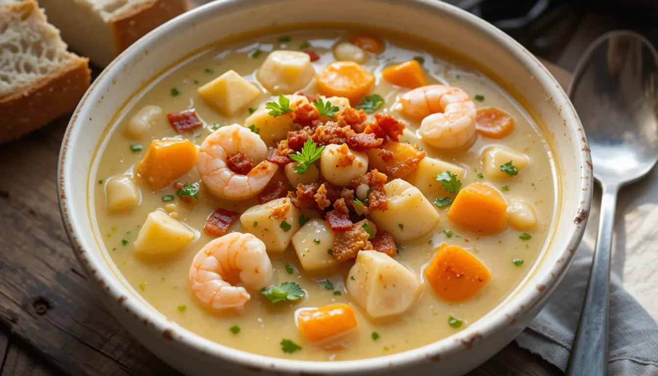 seafood chowder recipe