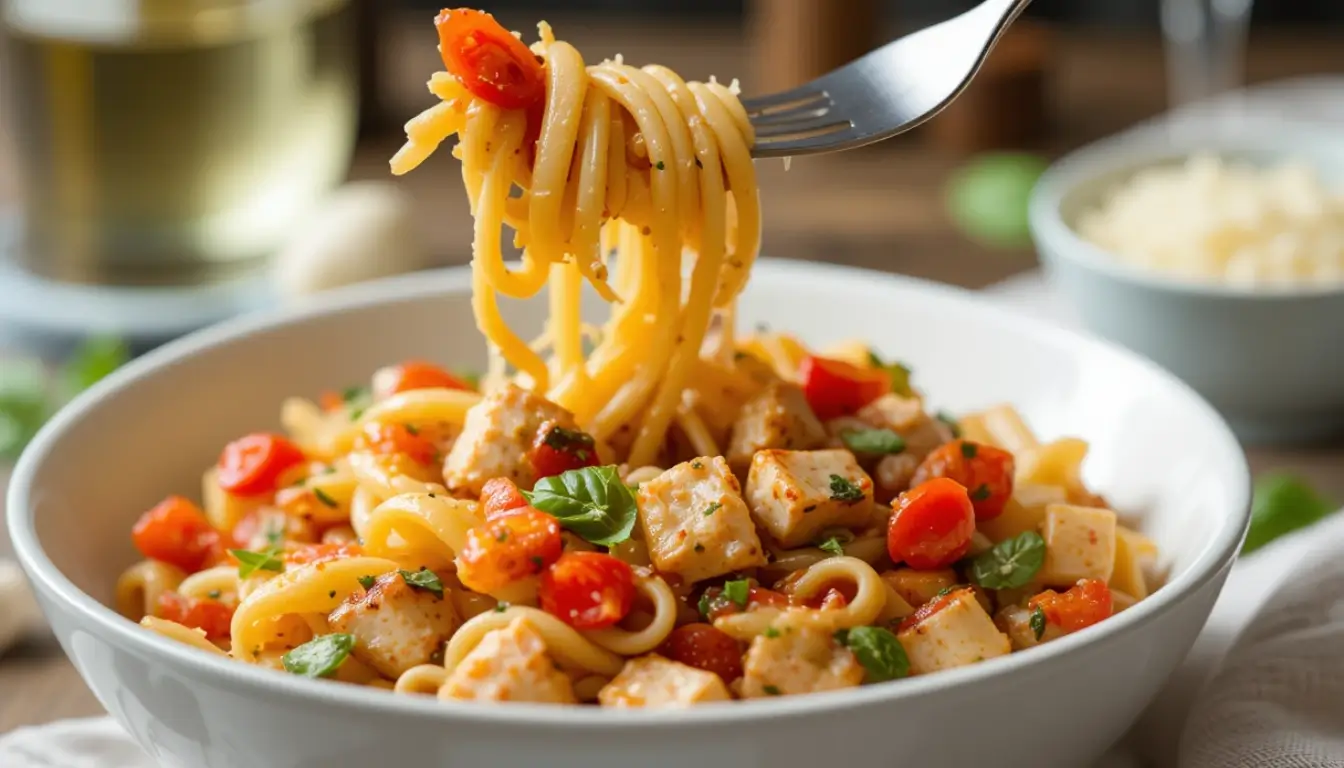 Bruschetta Chicken Pasta