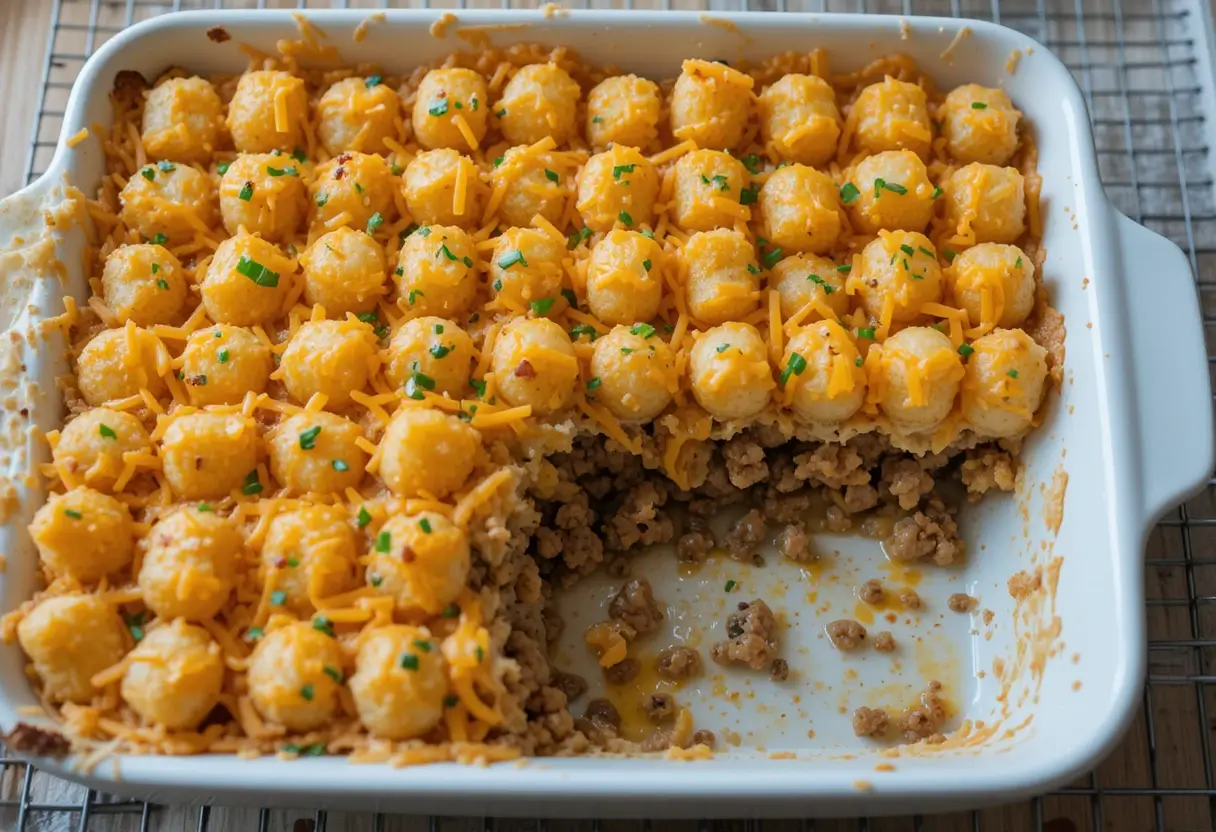 Tatertot Casserole Recipe Beef