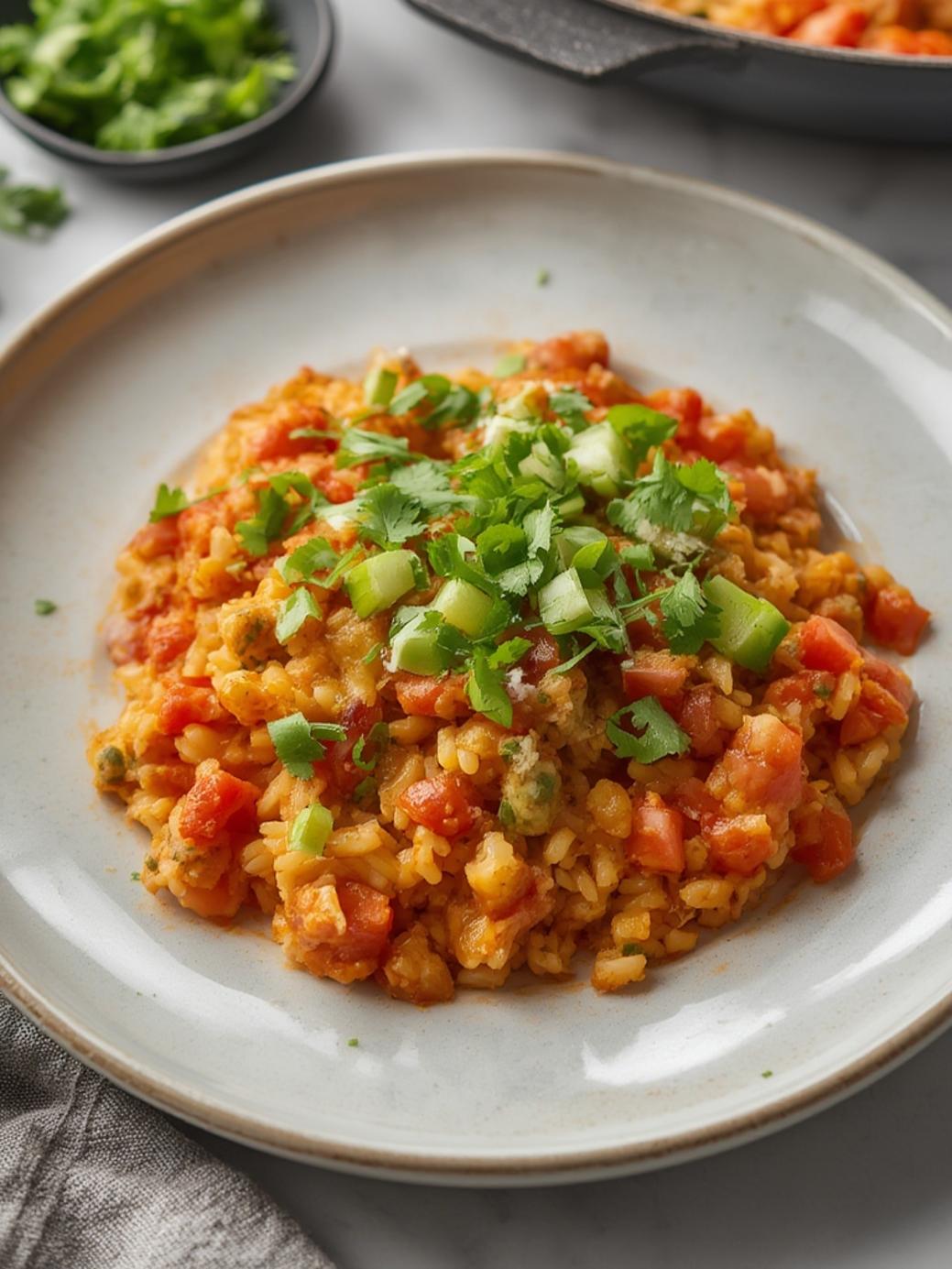 Cheesy Taco Rice Skillet