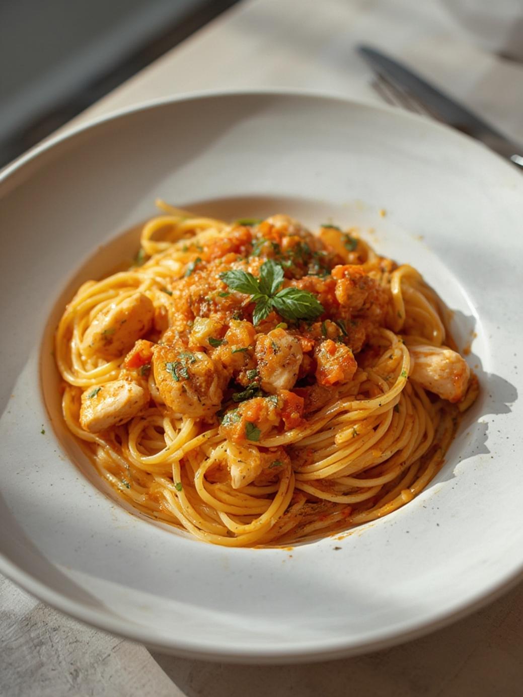 Chicken Spaghetti with Rotel