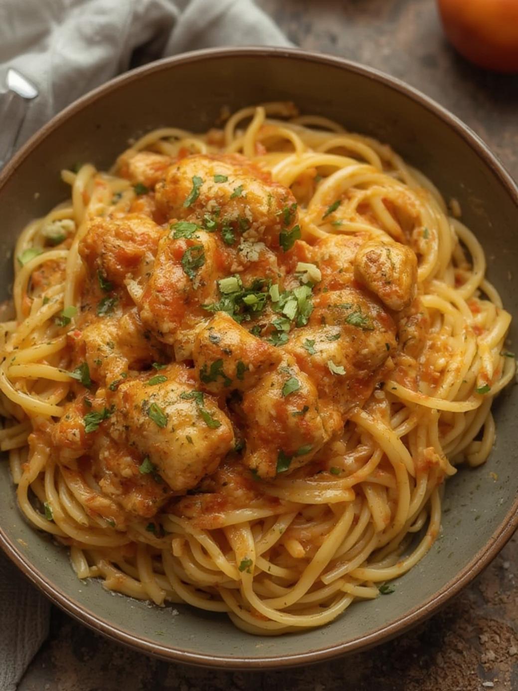 Chicken Spaghetti with Rotel