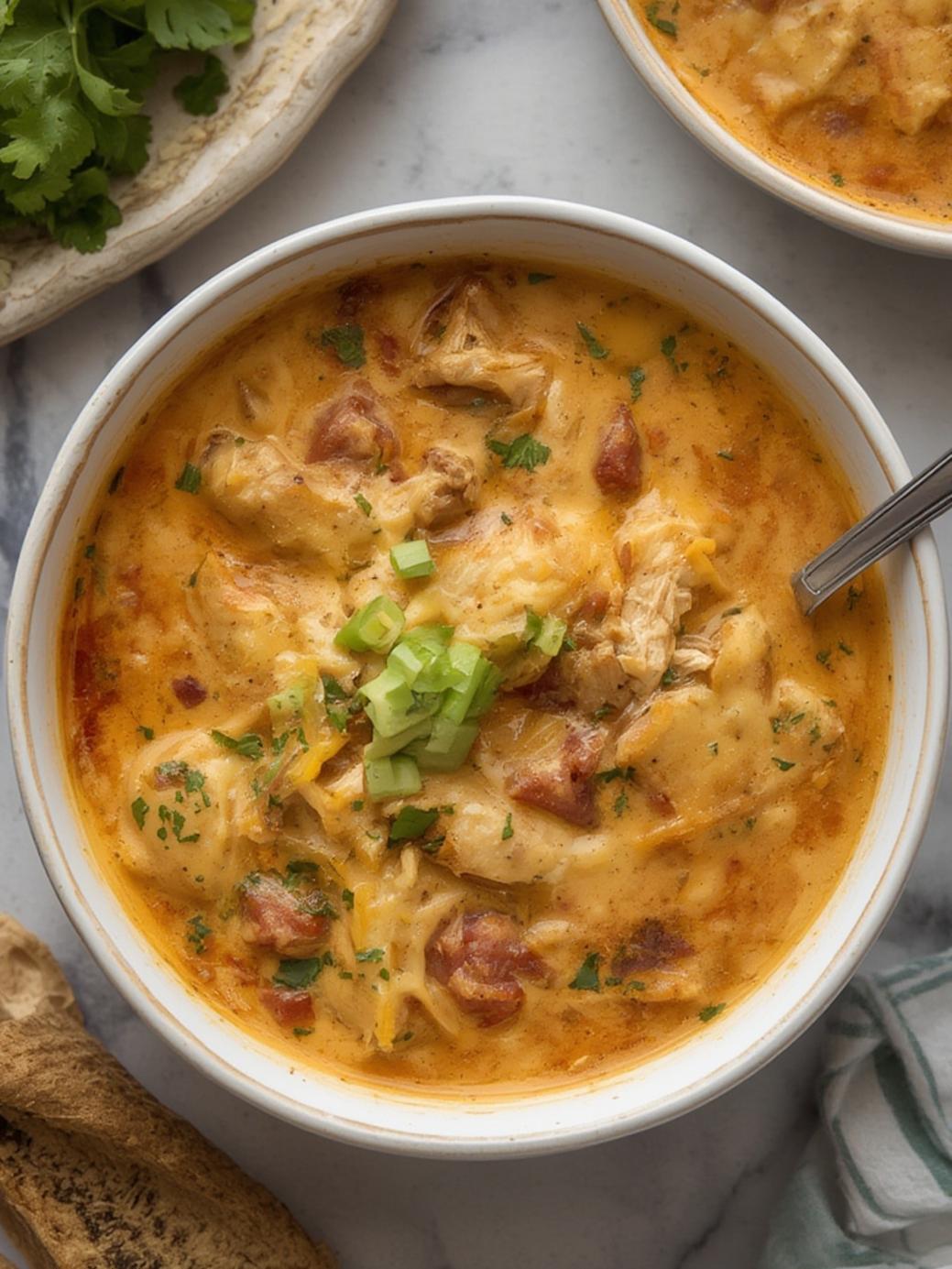 Creamy Chicken Enchilada Soup