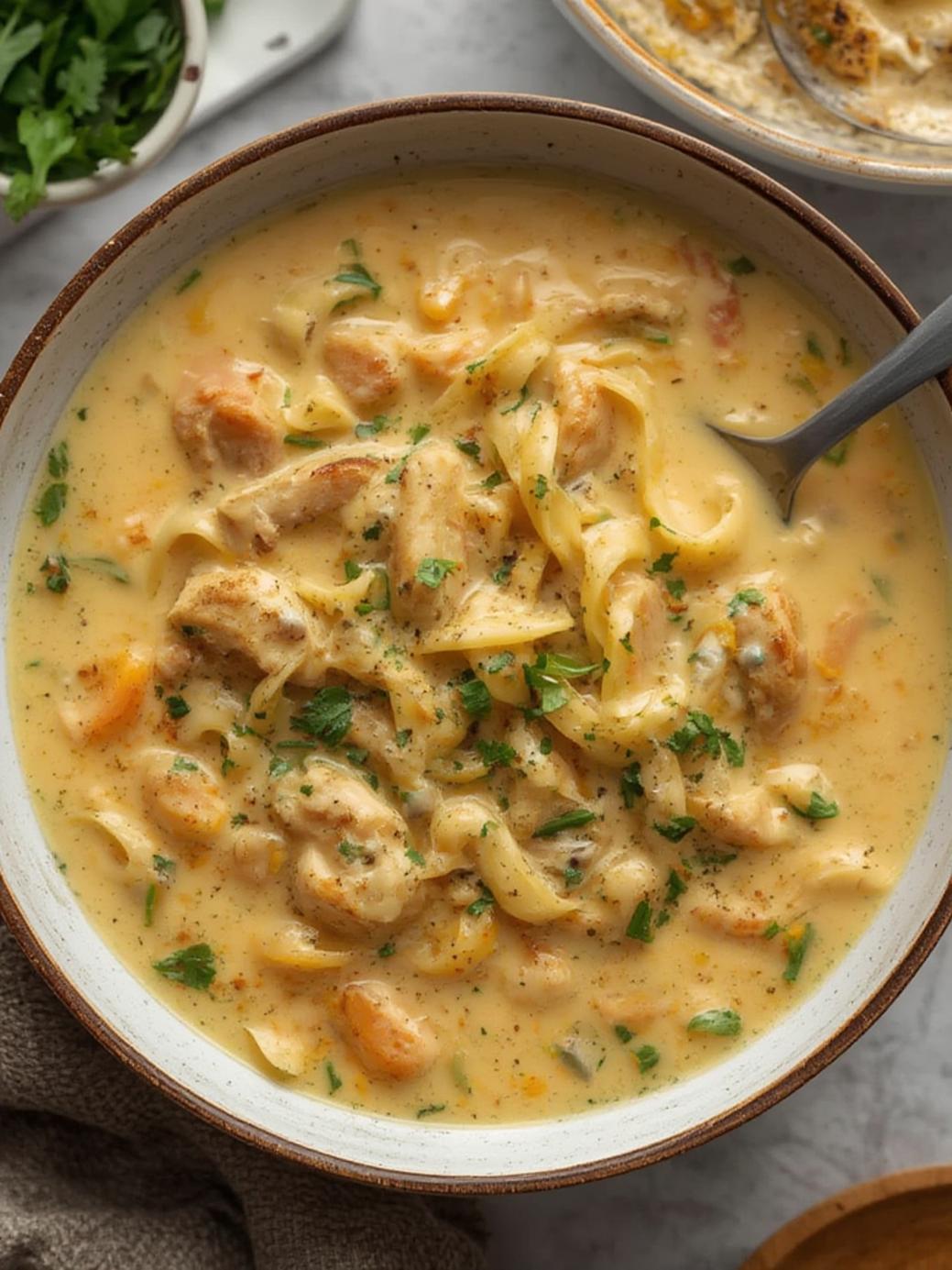 Creamy Chicken Noodle Soup