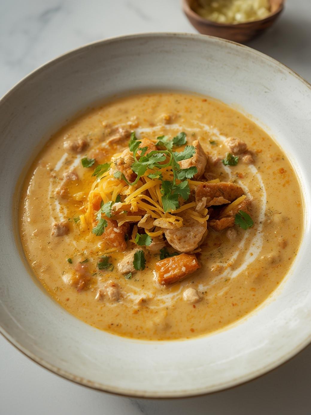 Creamy Chicken Tortilla Soup
