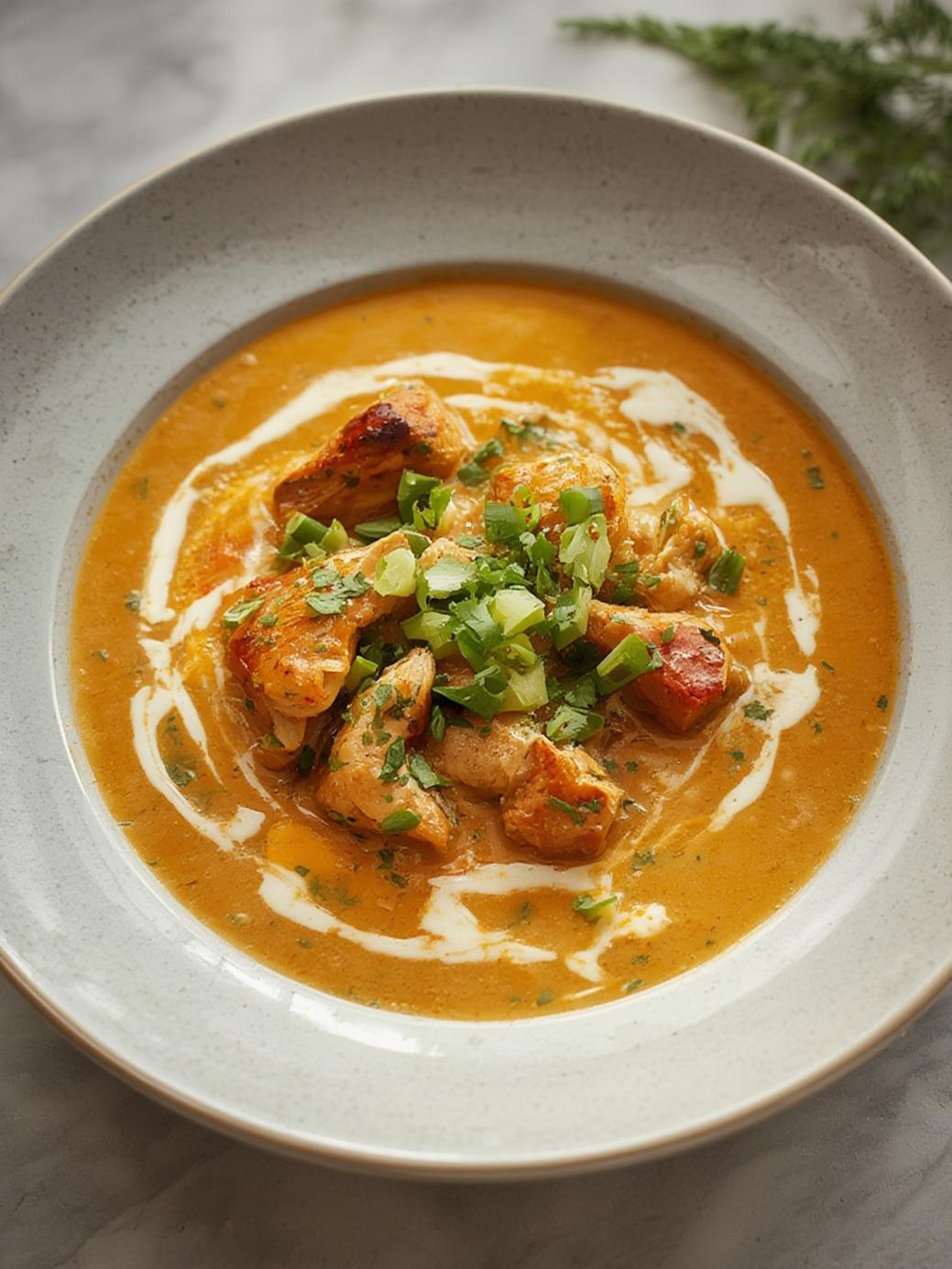 Creamy Chicken Tortilla Soup