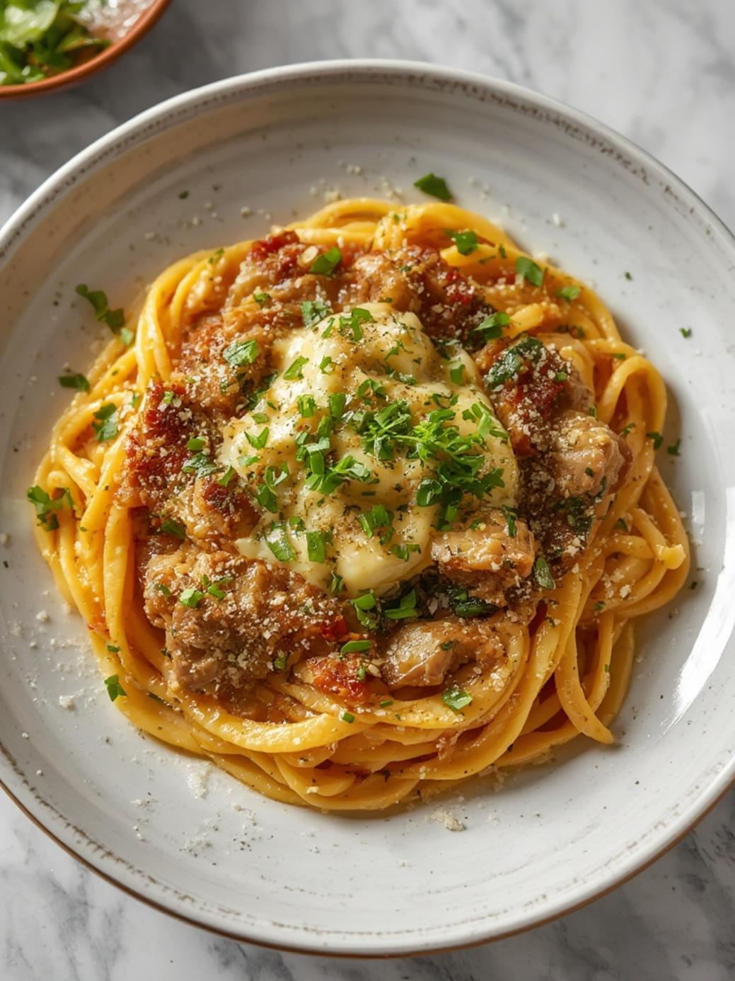 Creamy One-Pot Beef Pasta with Garlic Butter