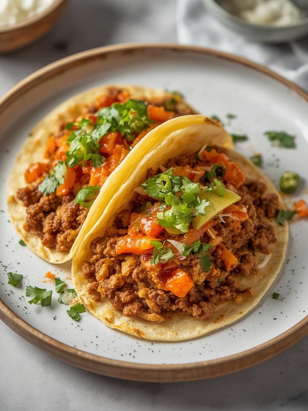 Crispy Baked Ground Beef Tacos