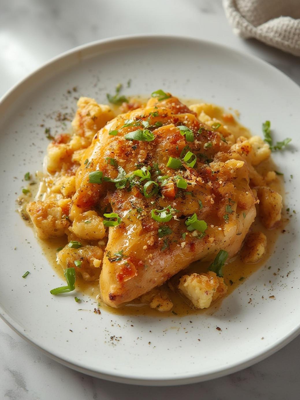 Dolly's Chicken and Stuffing Casserole