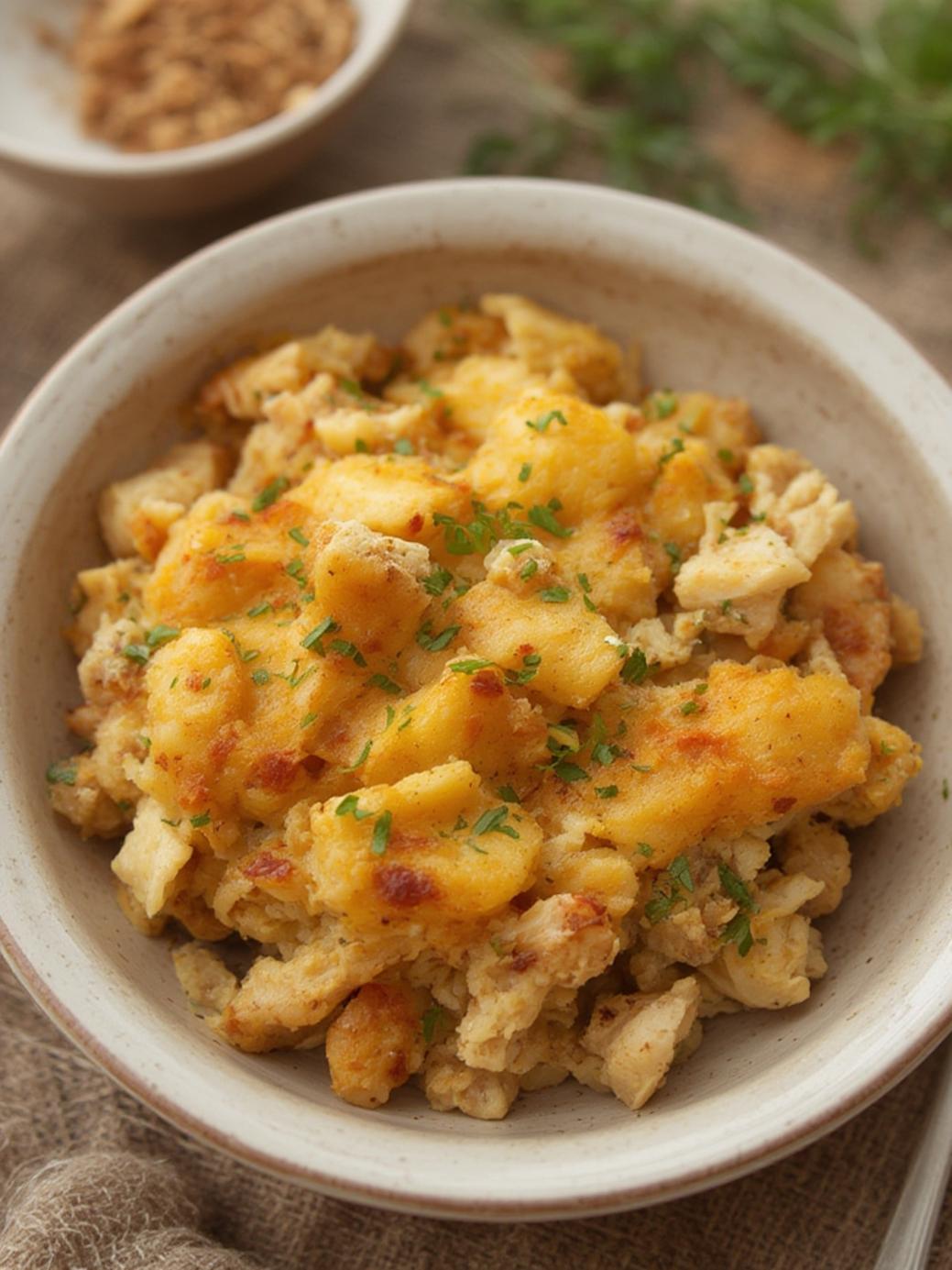 Dolly's Chicken and Stuffing Casserole