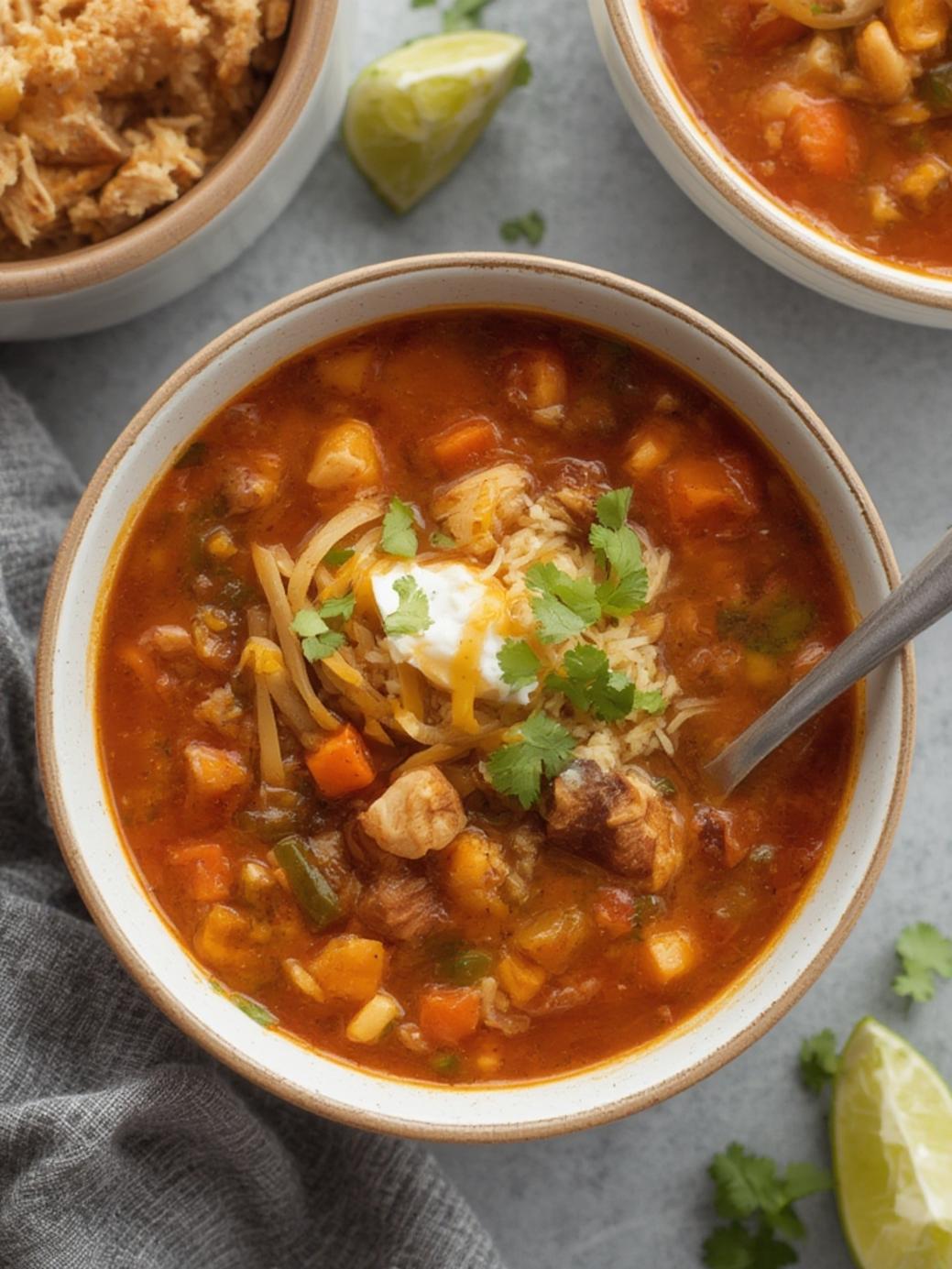 Easy Chicken Taco Soup Recipe