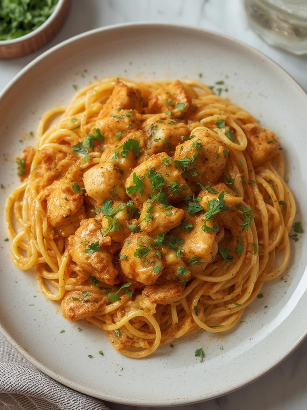 Five-Ingredient Creamy Cajun Chicken Pasta