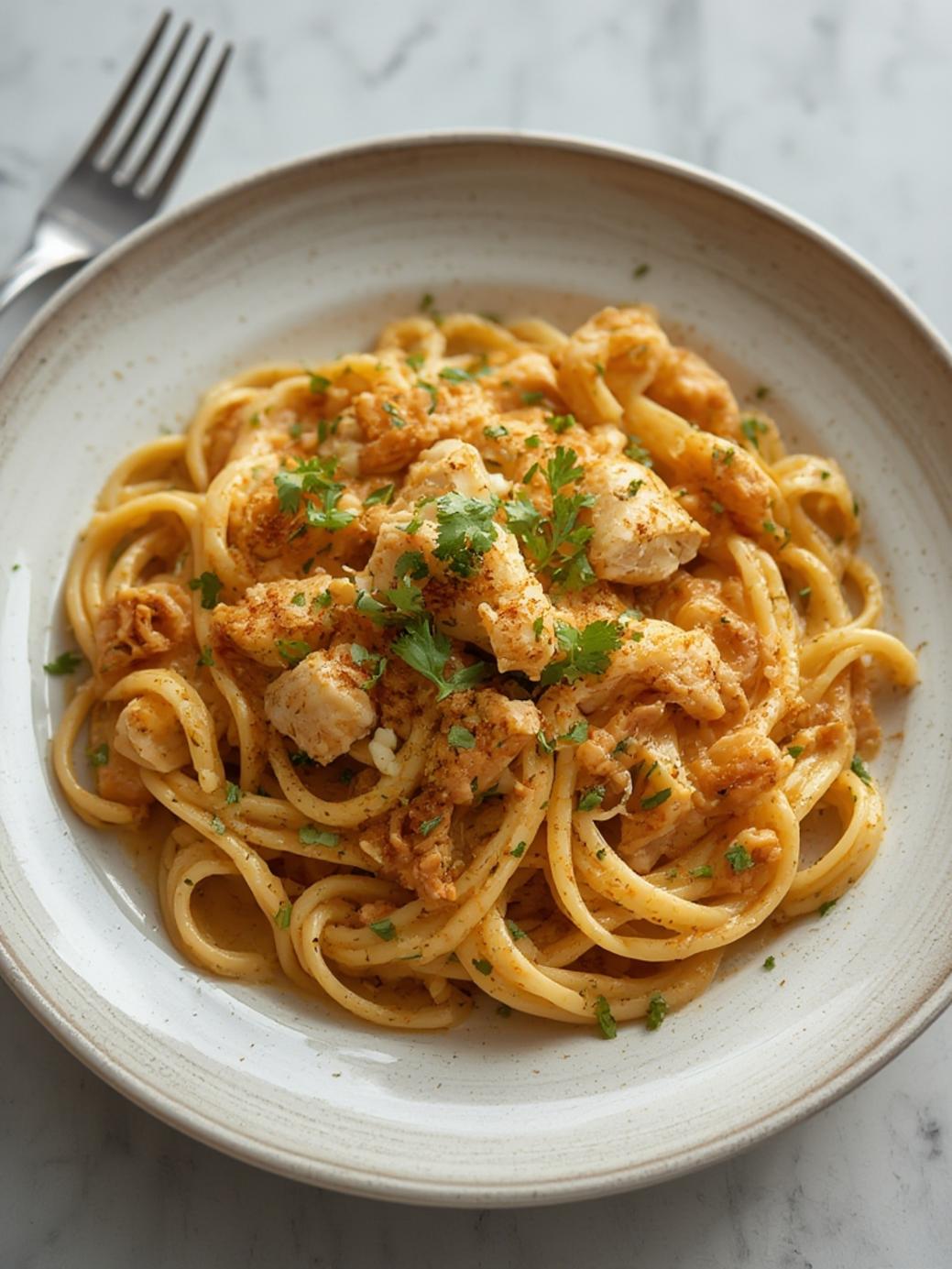 Five-Ingredient Creamy Cajun Chicken Pasta