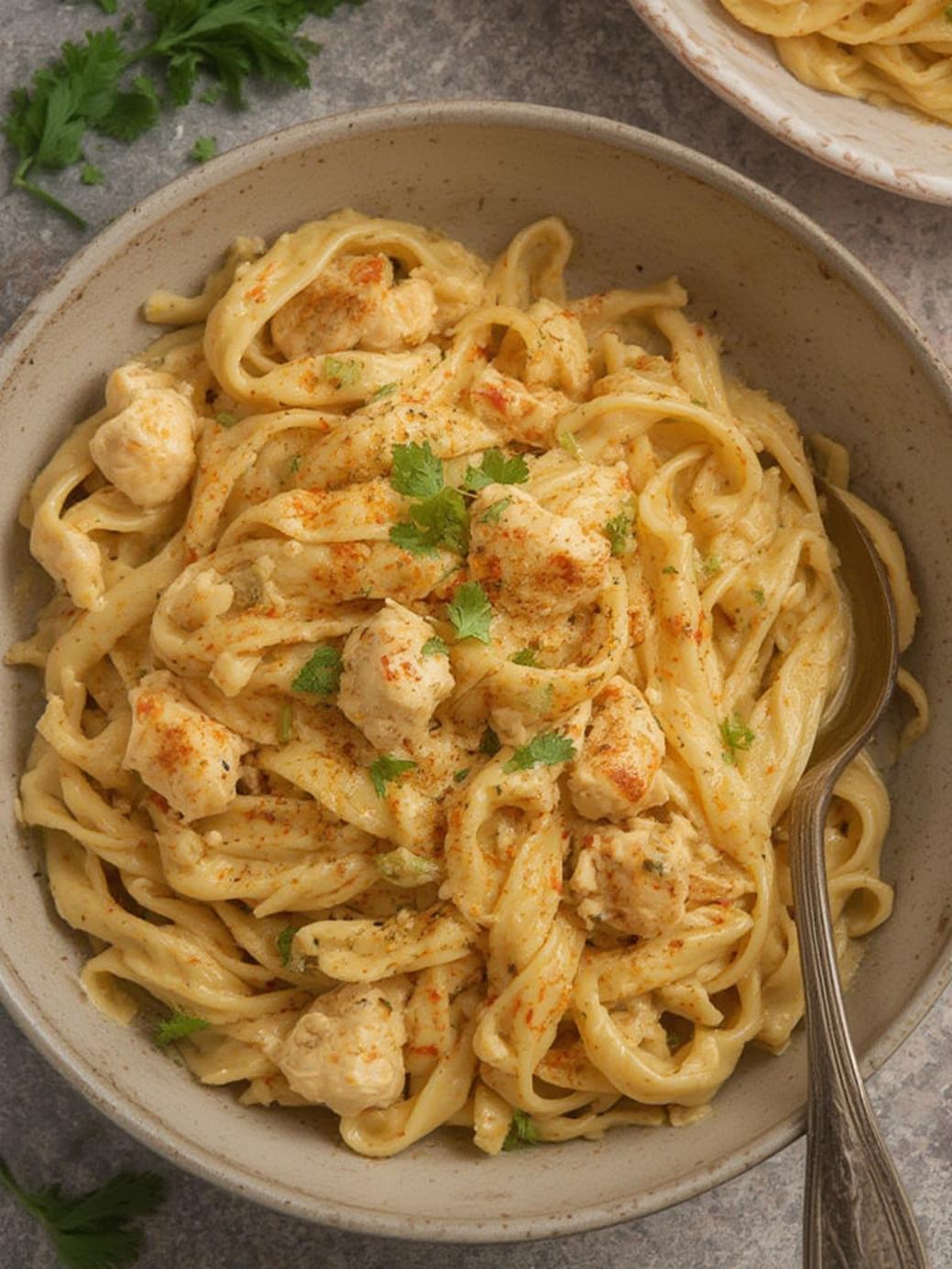 Five-Ingredient Creamy Cajun Chicken Pasta