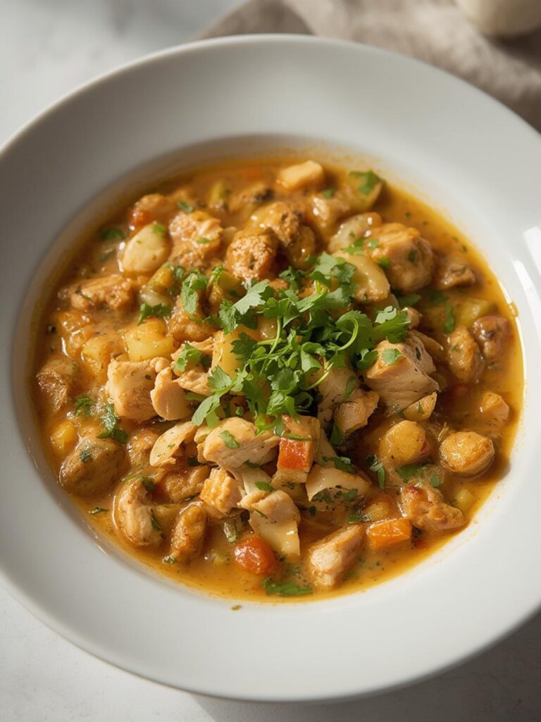 High Protein White Chicken Chili