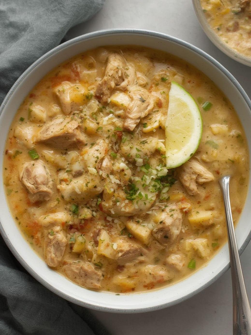 High Protein White Chicken Chili