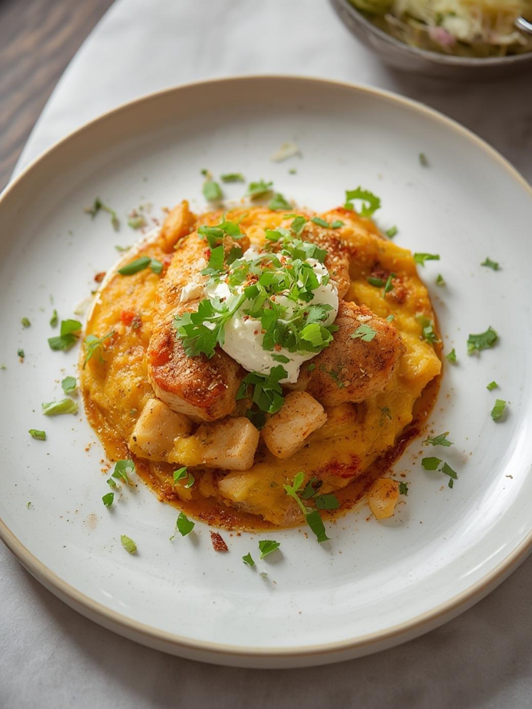 LOADED POTATO RANCH CHICKEN CASSEROLE