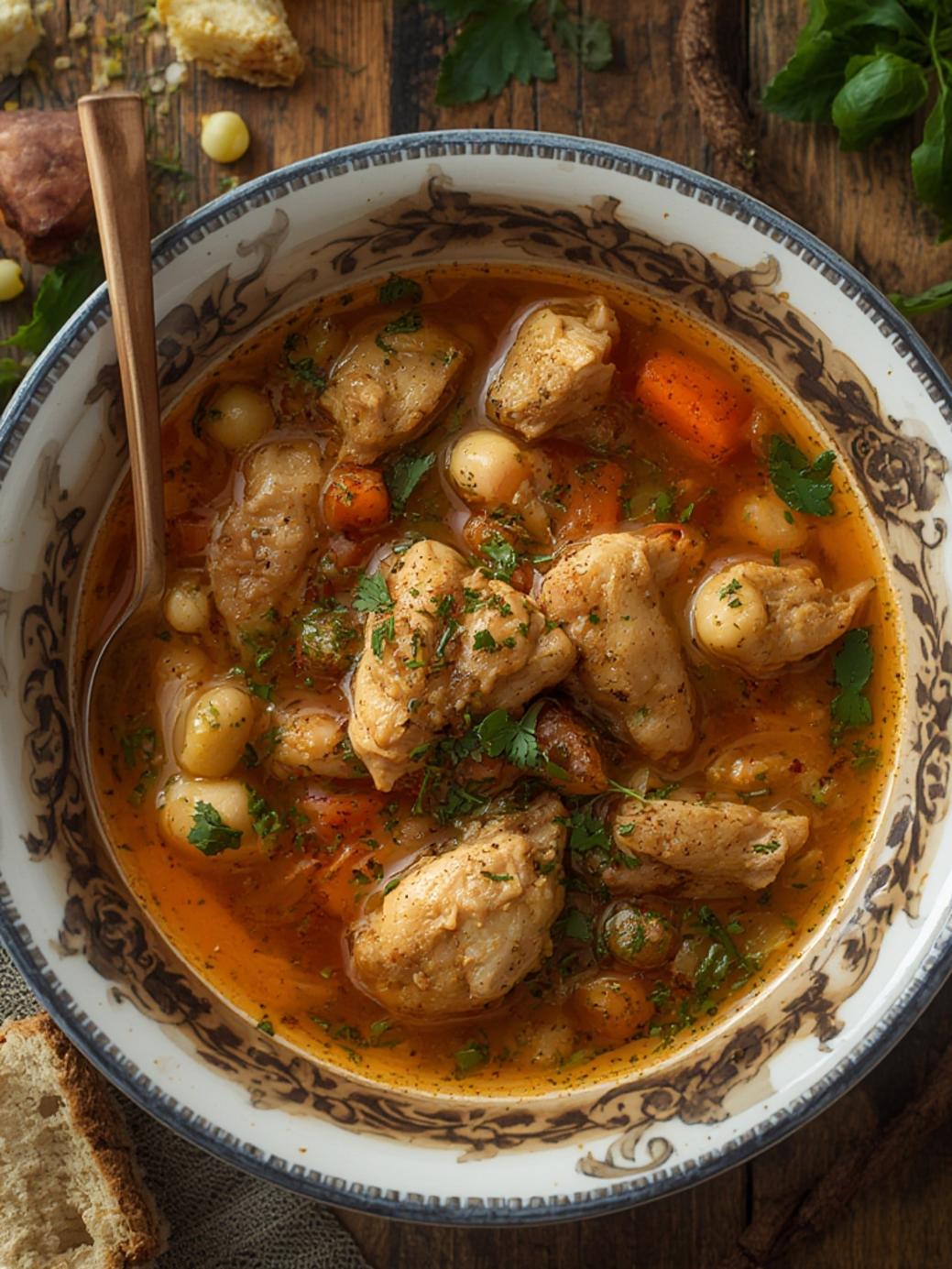 Sicilian Chicken Soup