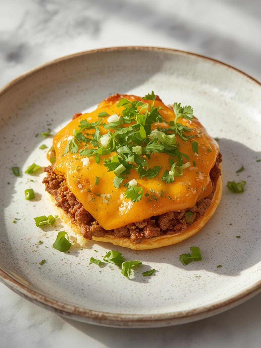 Ultimate Cheesy Ground Beef Melt