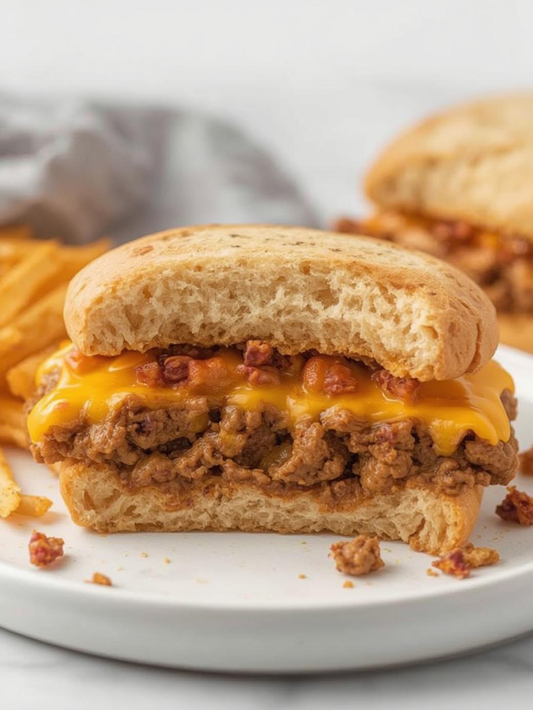 Ultimate Cheesy Ground Beef Melt