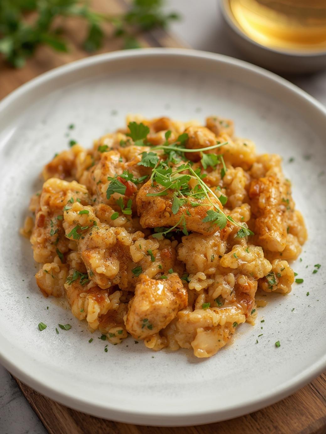 Comforting Chicken Rice Casserole