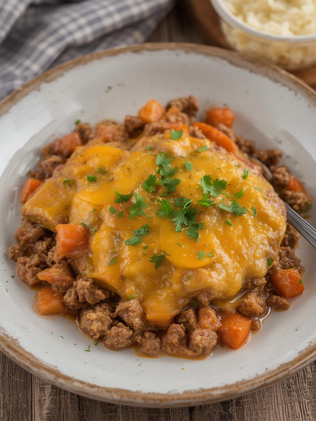 Amish ground beef casserole