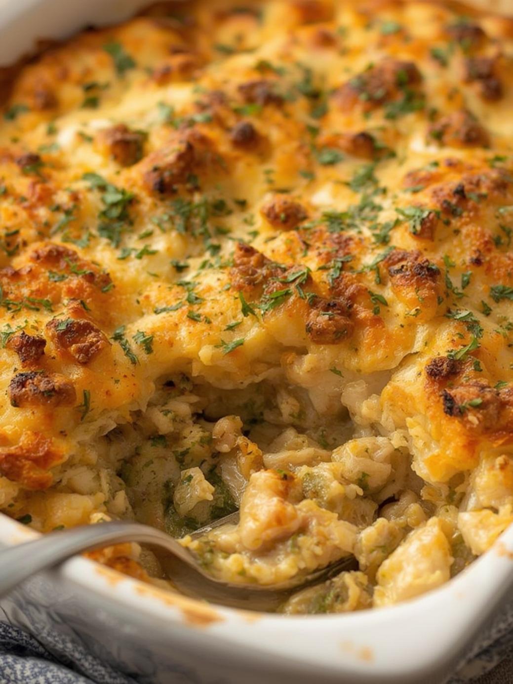 Chicken stuffing bake