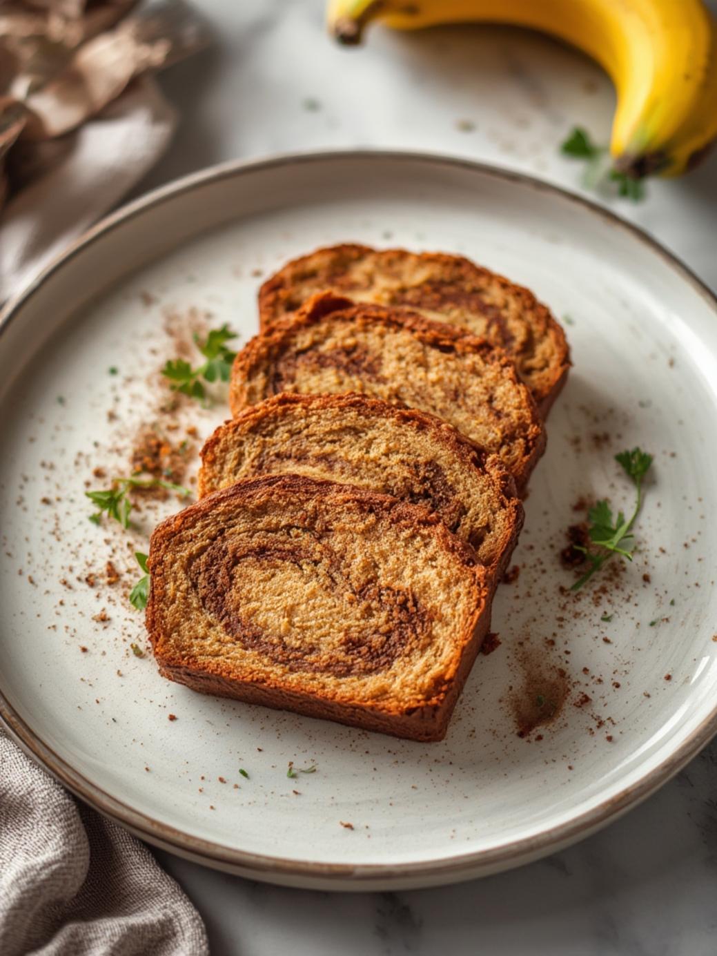 Cinnamon Swirl Banana Bread