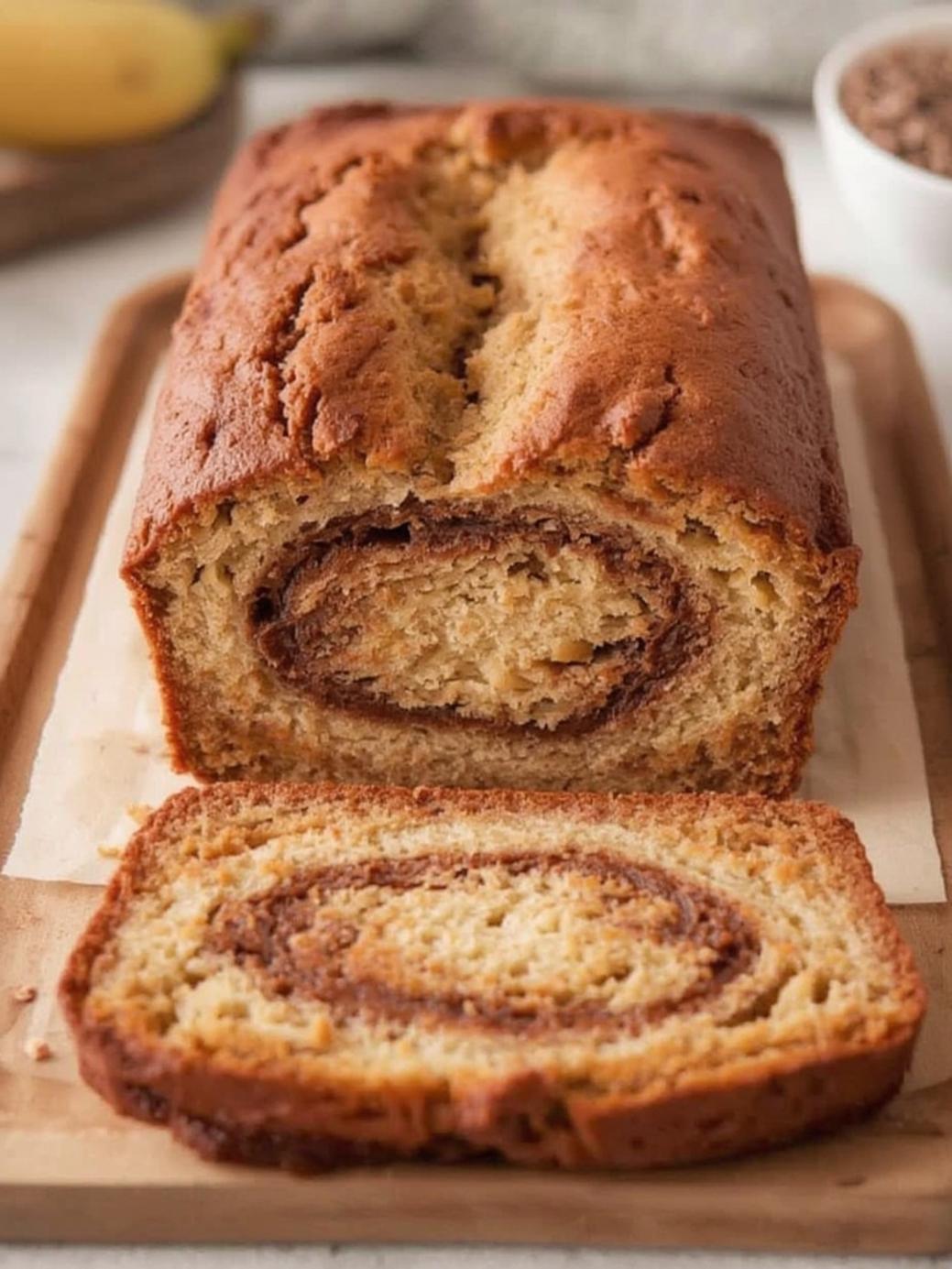 Cinnamon Swirl Banana Bread
