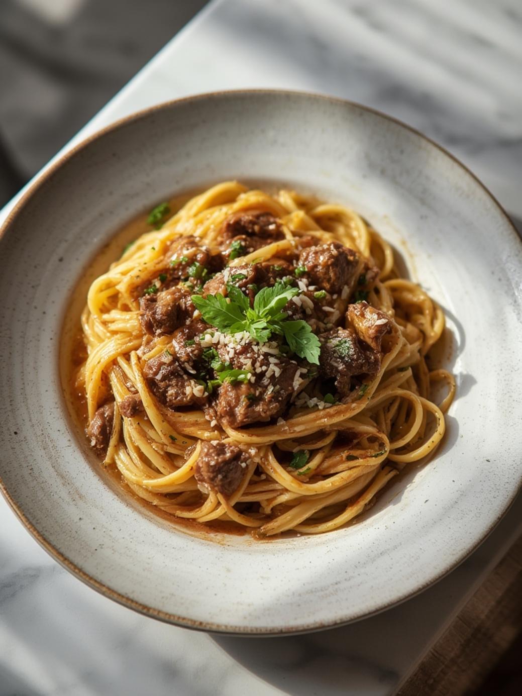 Creamy Beef Pasta for Cozy Nights