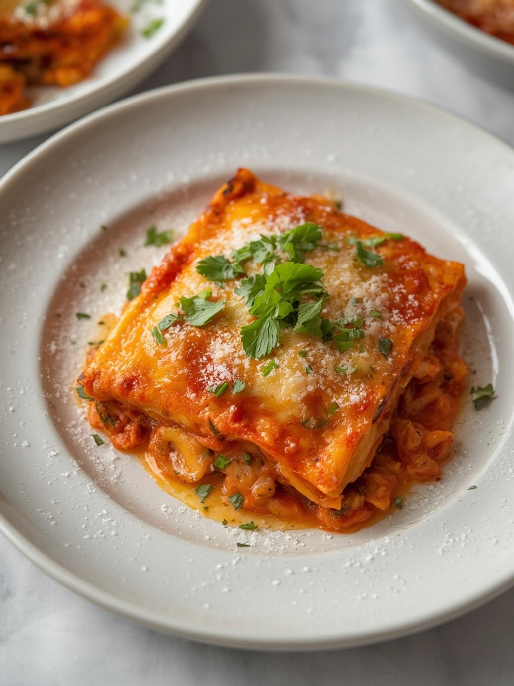 Crockpot Ravioli Lasagna