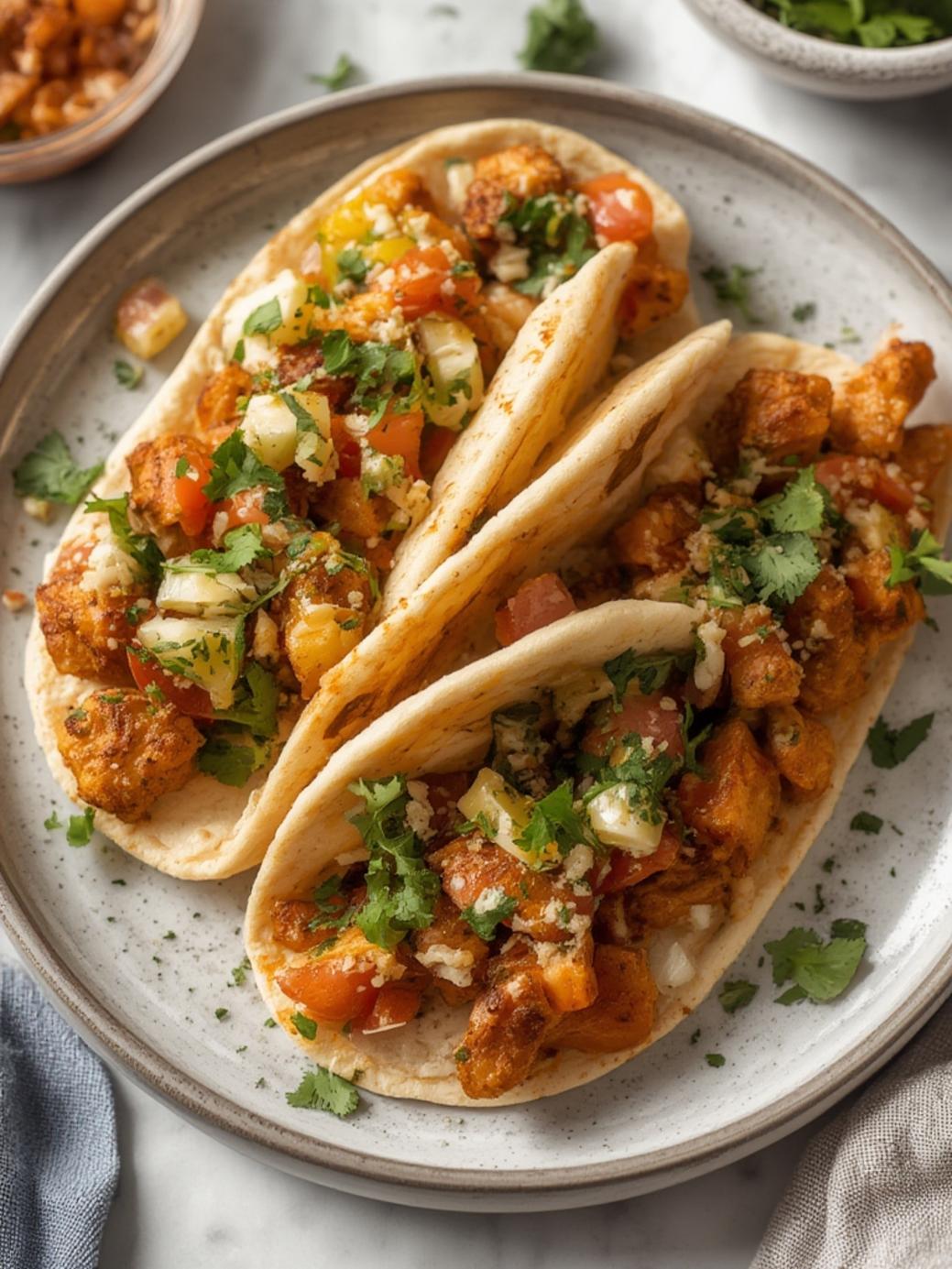 Easy Sheet Pan Chicken Pitas