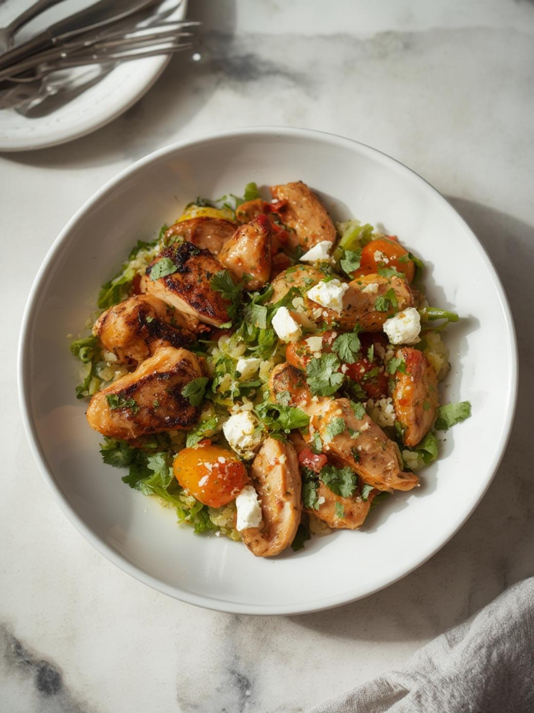 Greek Chicken Bowls