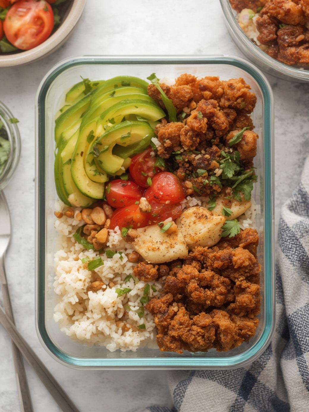Healthy Meal Prep Rice Bowl