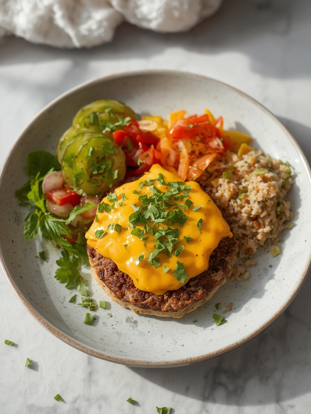 High-Protein Cheeseburger Bowls