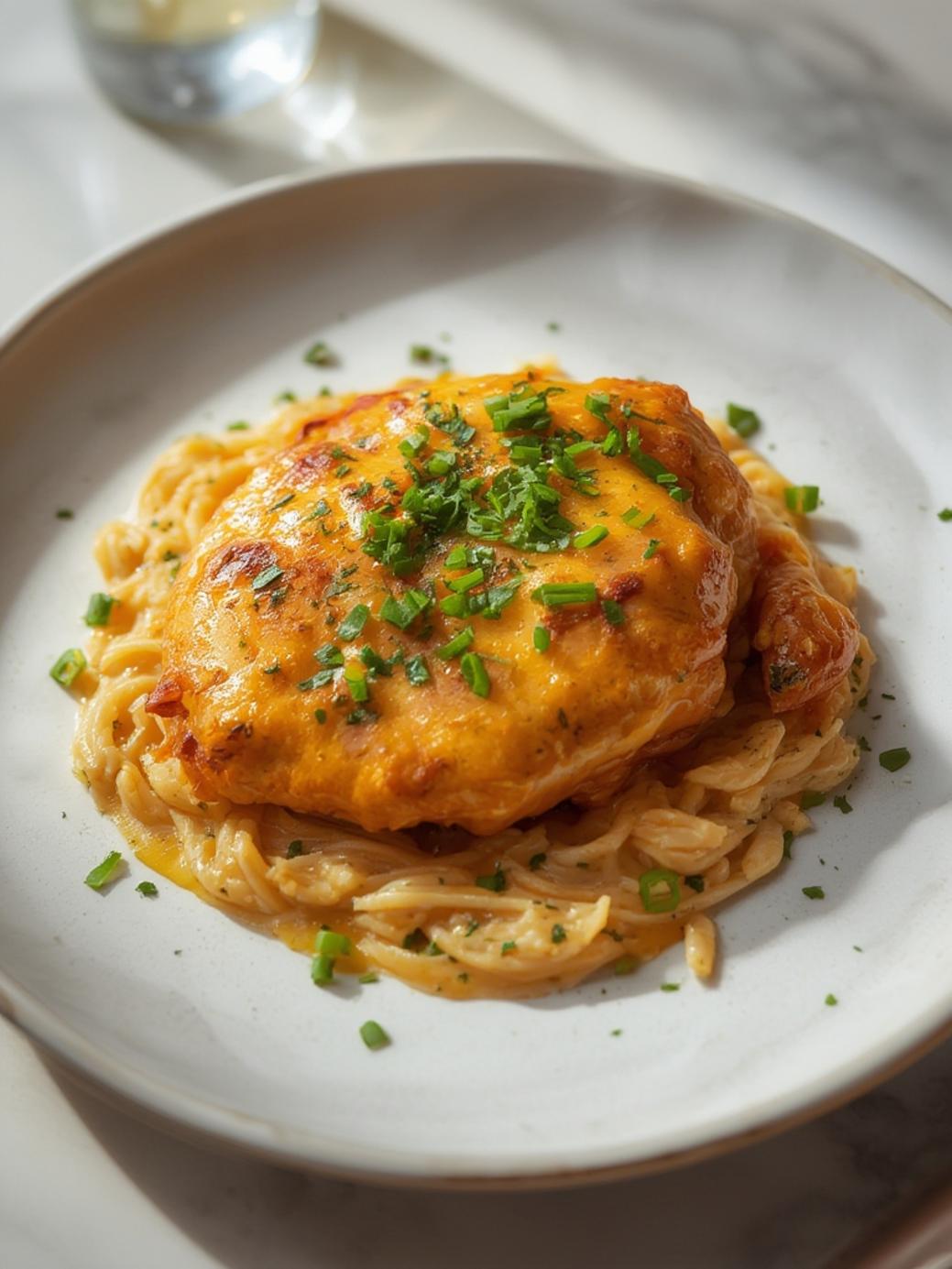 High Protein Cheesy Chicken Dinner
