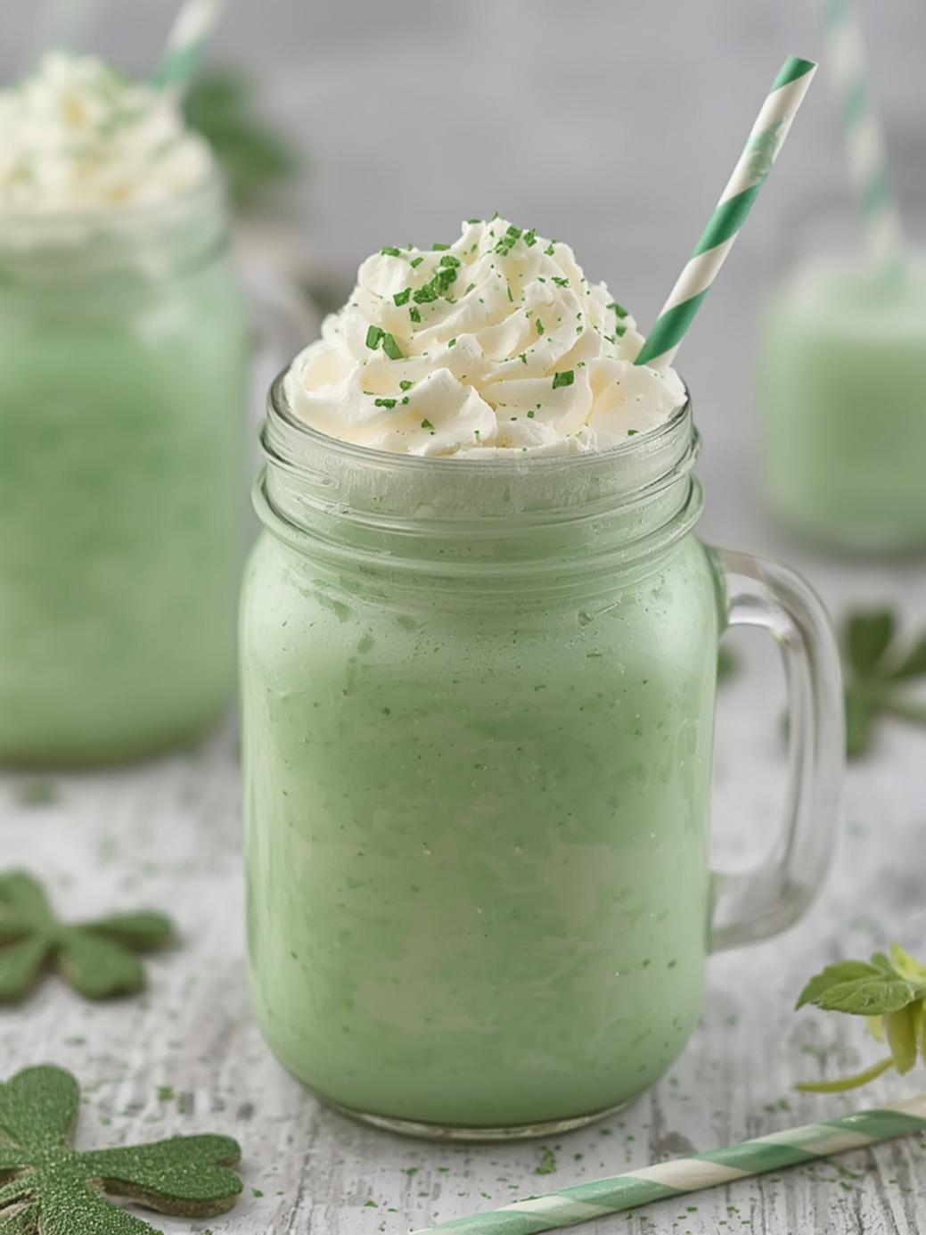 Homemade Shamrock Shake