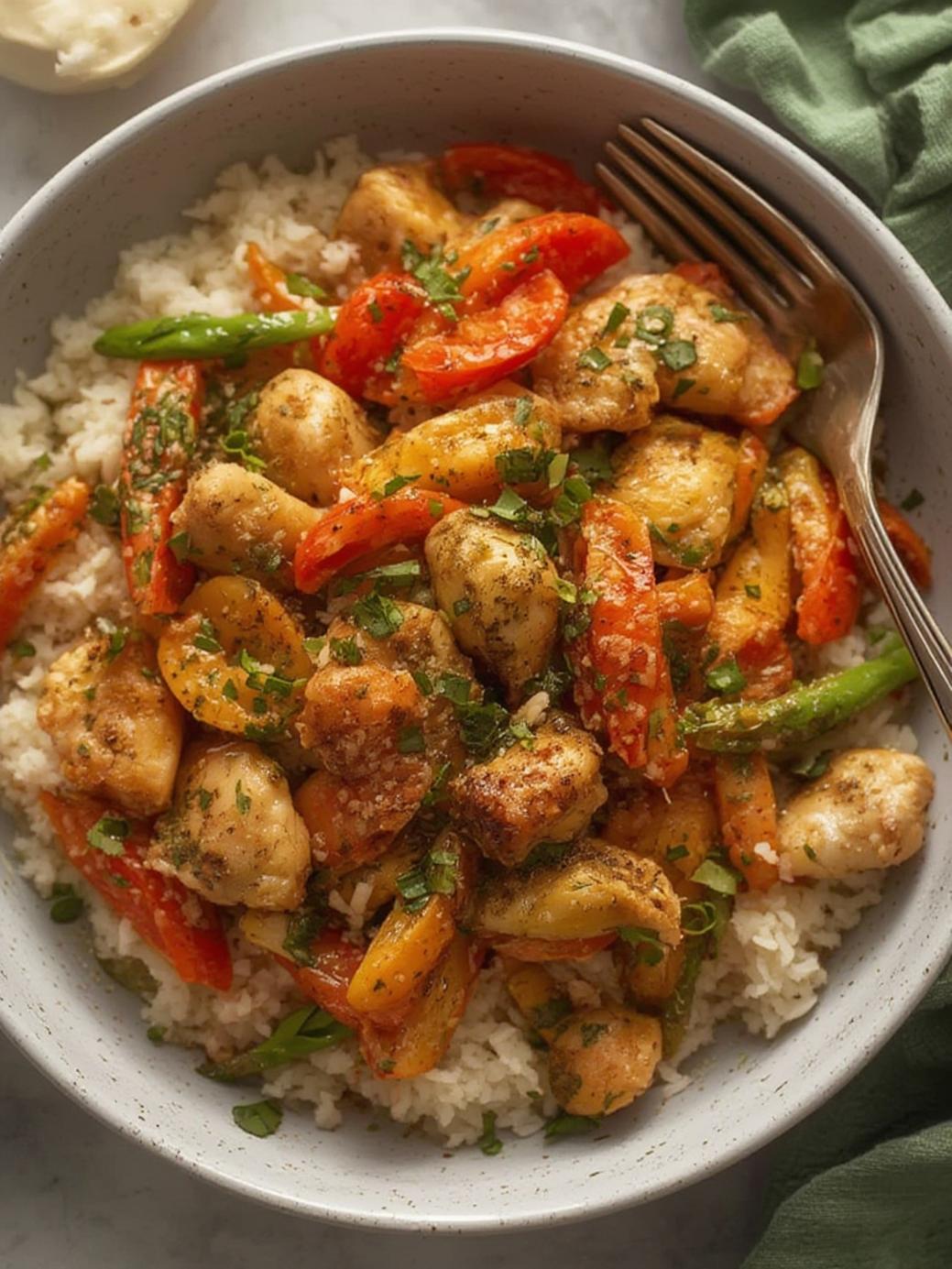 Mediterranean Chicken Stir Fry Recipe