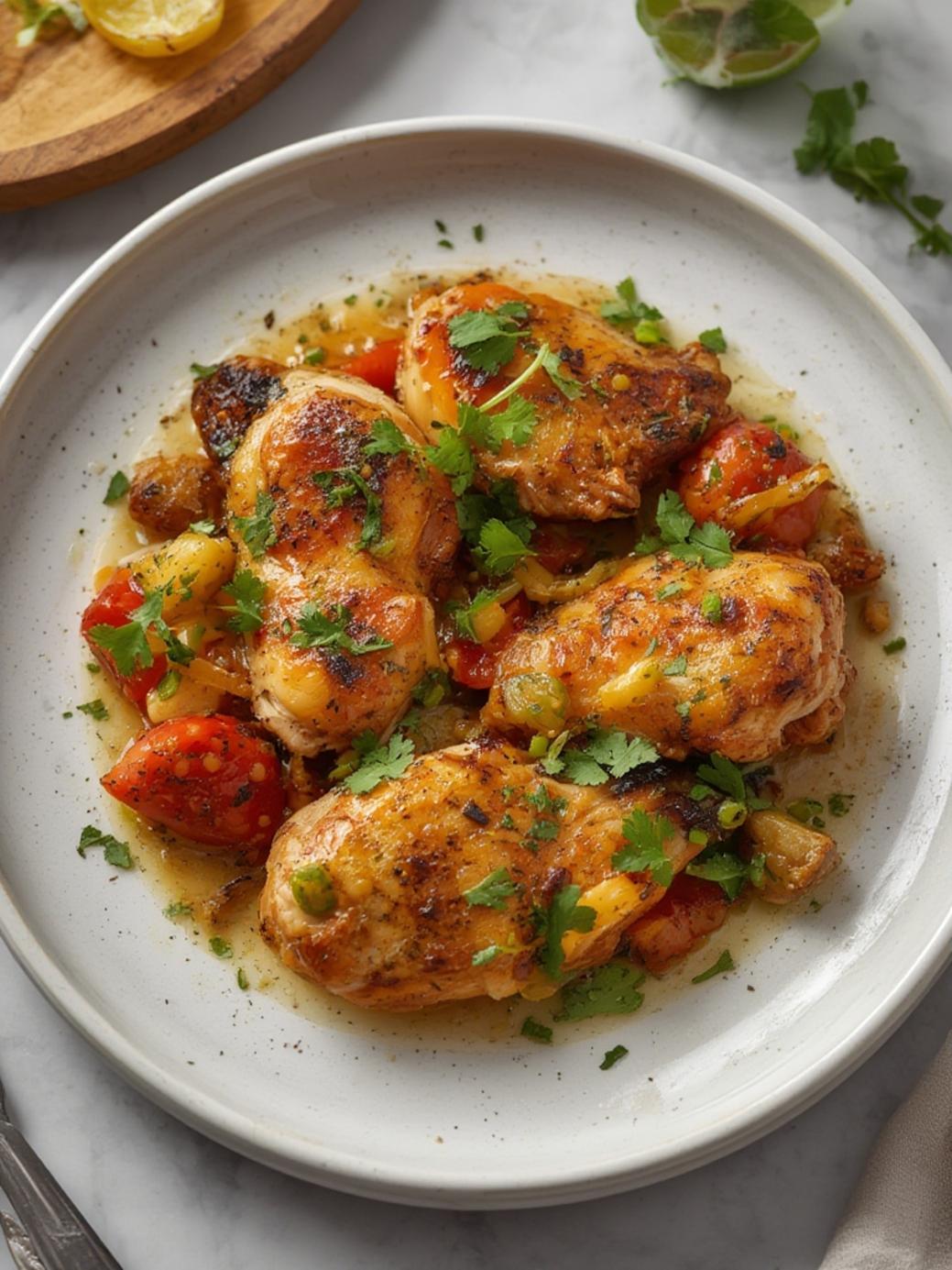 Mediterranean Sheet Pan Chicken