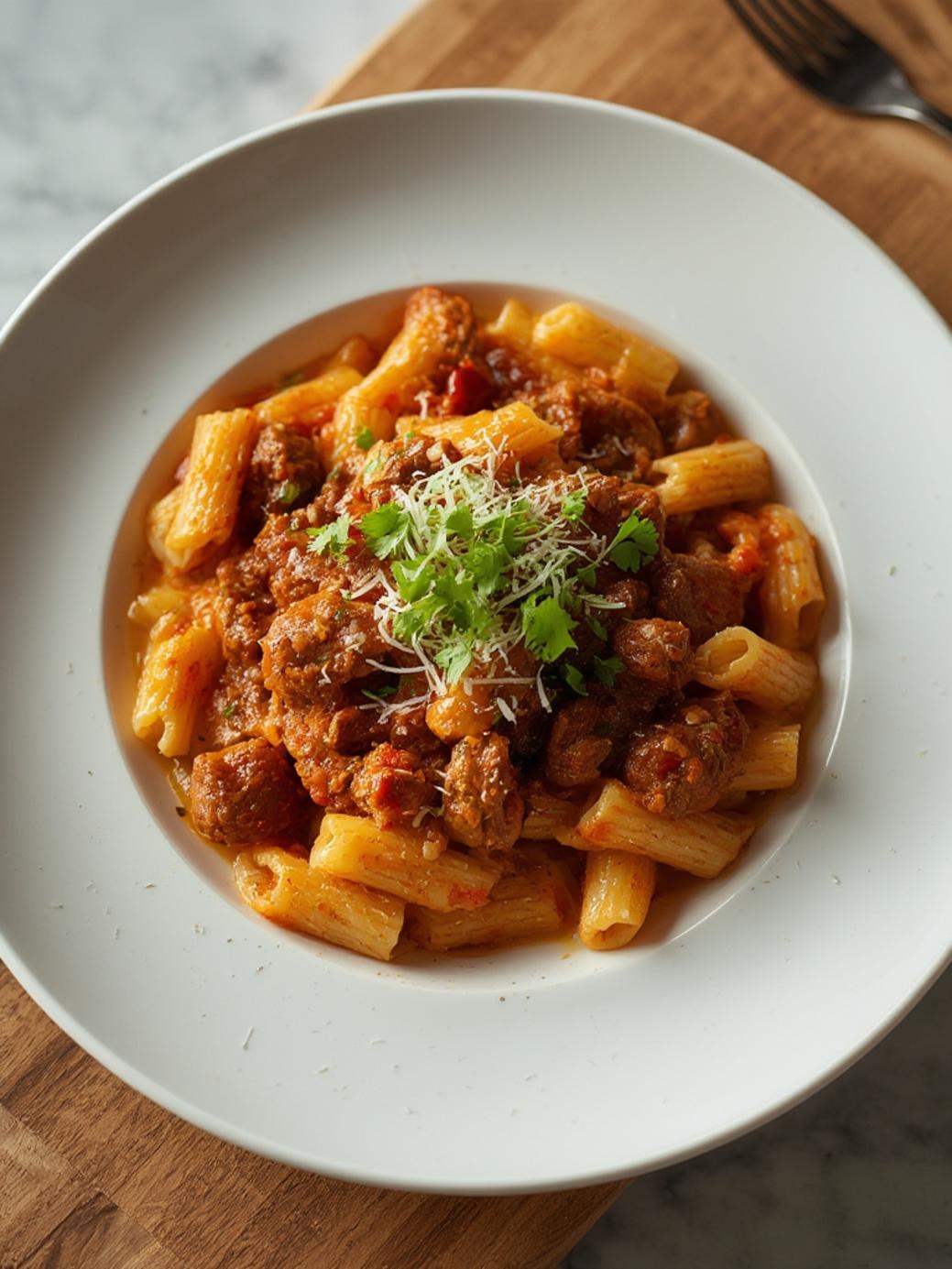 One Pot Beefaroni